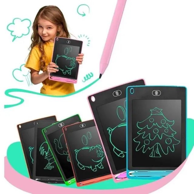 Lousa Mágica LCD Infantil 8,5 Polegadas para Desenho Estudos e Anotações - SFT02 - Foto 2