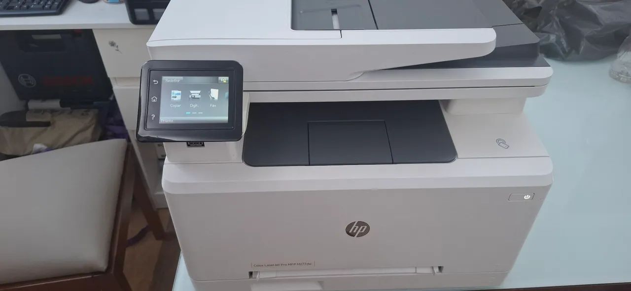 Impressora hp color laserjet pro mfp m277dw usada