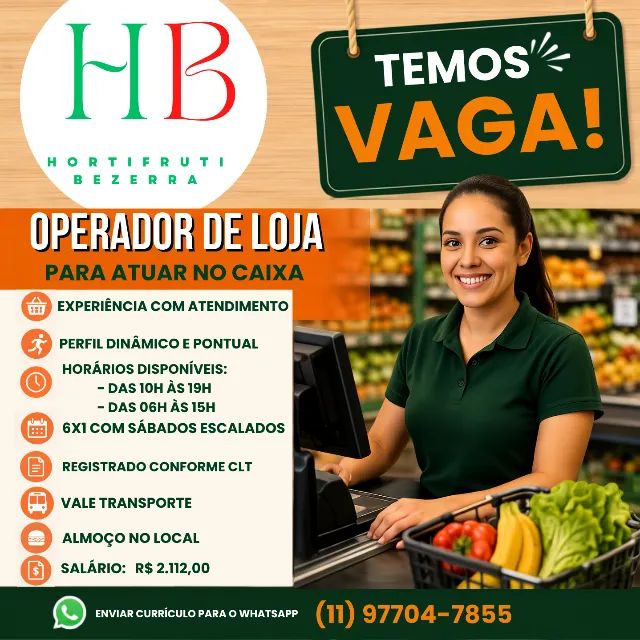 OPERADOR DE LOJA