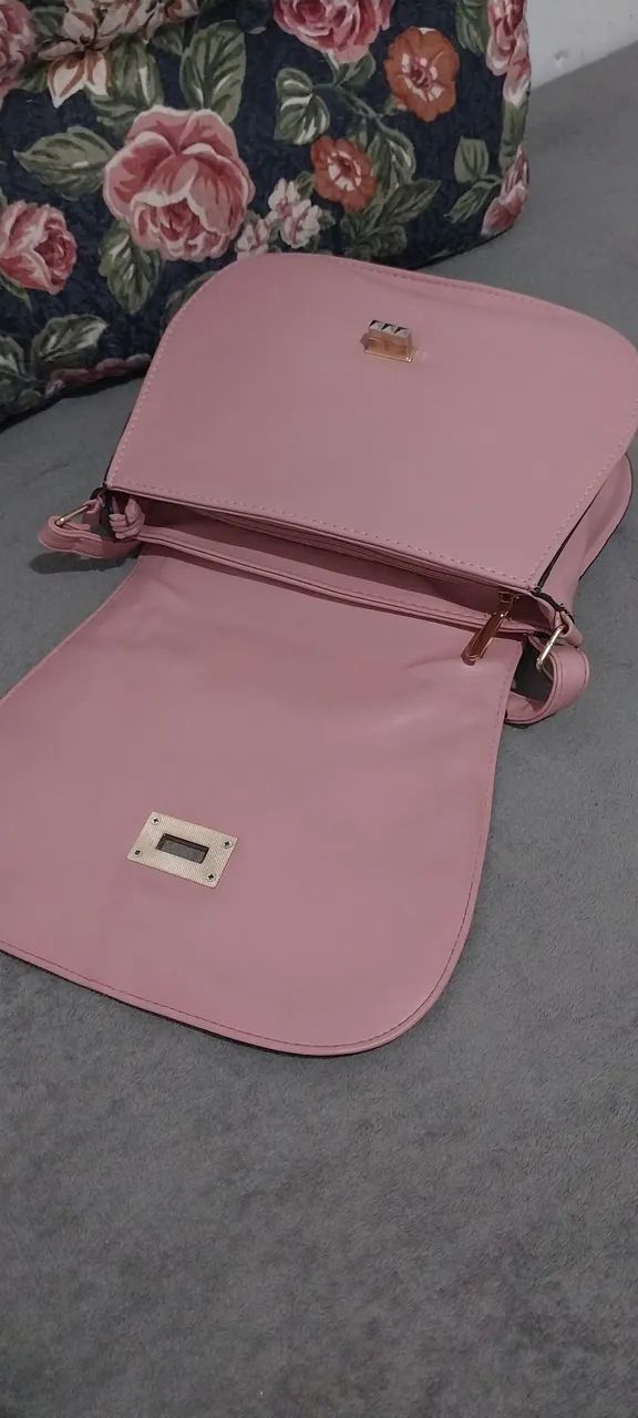Bolsa rosa nude - Foto 4