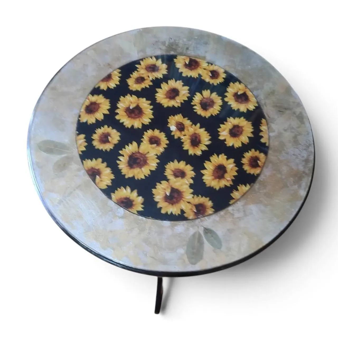 Mesa de canto tampo resinado  - Foto 4