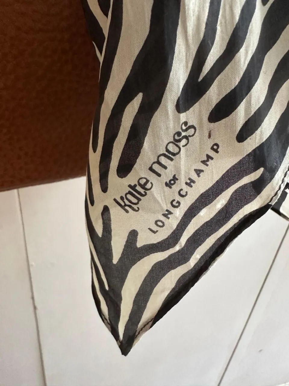 Bolsa Longchamp couro marrom Kate Moss - Foto 3