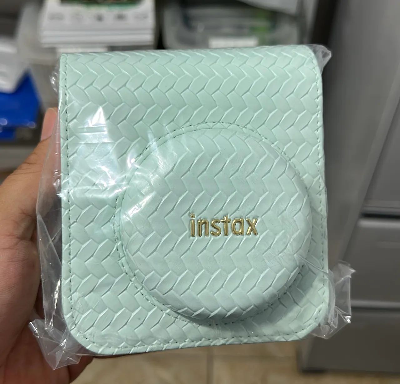 Kit Instax Mini com Câmera, Bolsa e Filmes - Verde - Foto 5