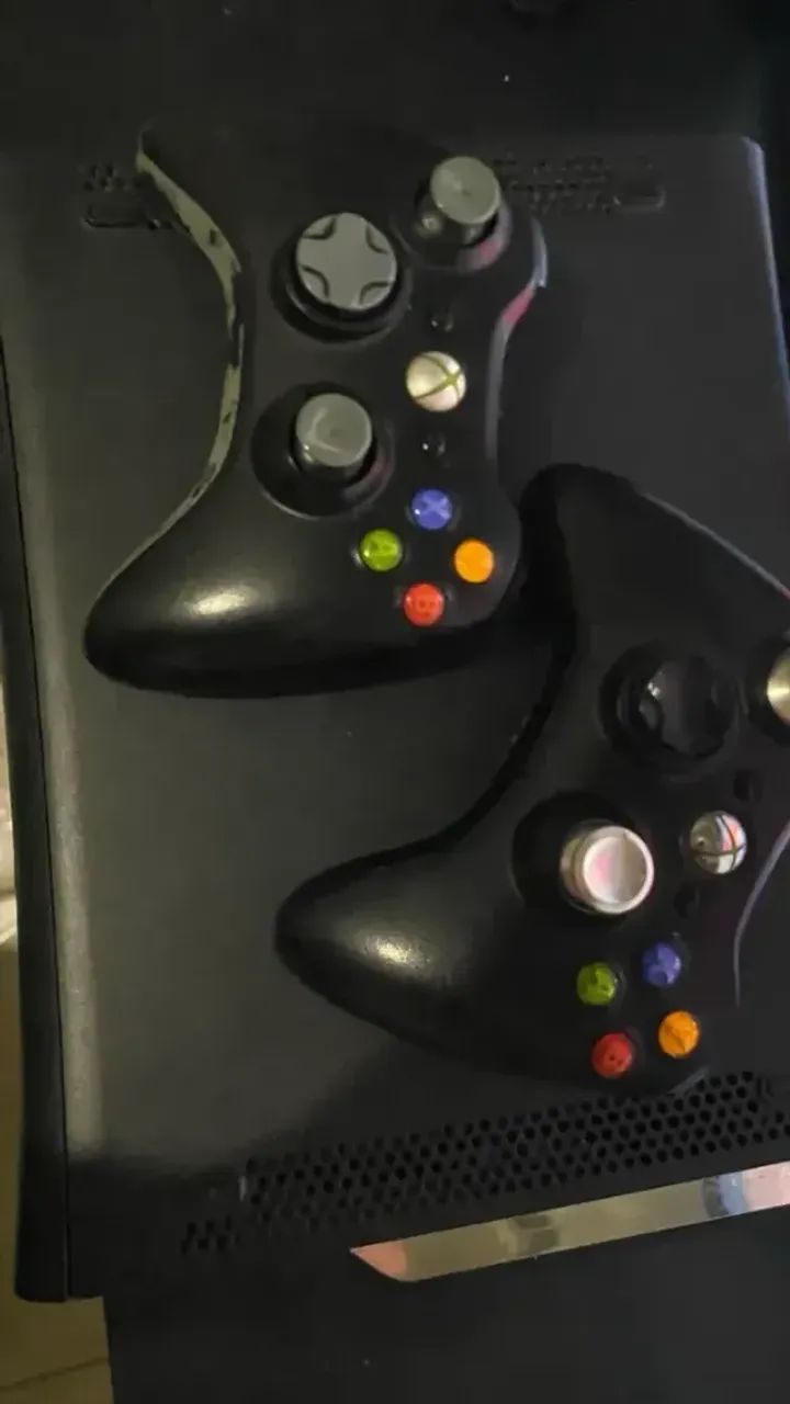 XBOX 360 DESBLOQUEADO + TV 32 POLEGADAS ACEITO TROCAS - Foto 2