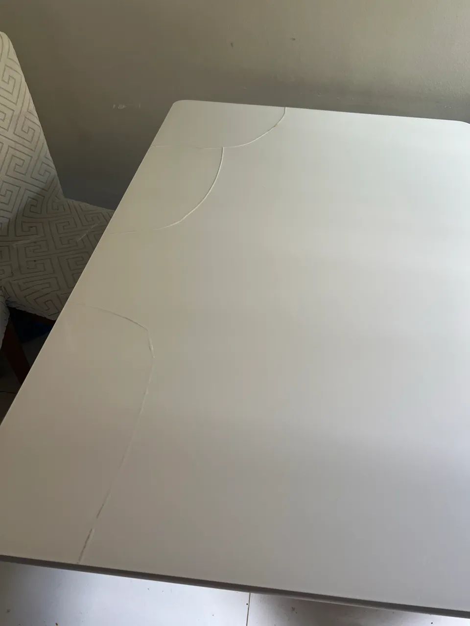 Mesa com tampo de vidro - Foto 3