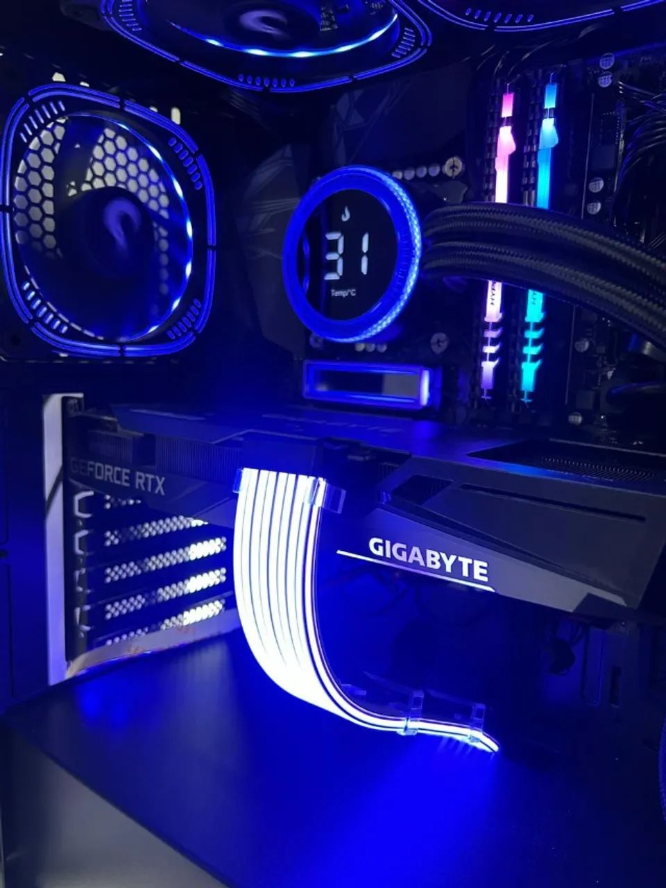 Cabo Extensor Sleeved RGB para fonte - Foto 3