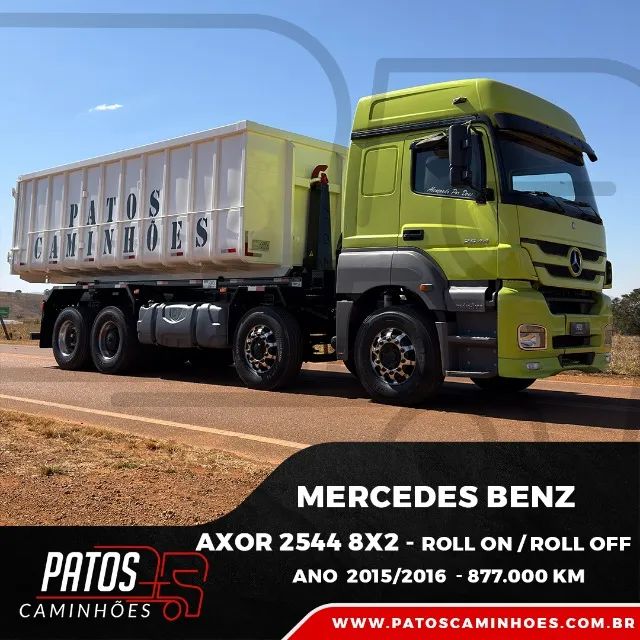Mercedes Benz Axor 2544 8x2 Roll On / Roll Off 2015/2016 - Foto 2