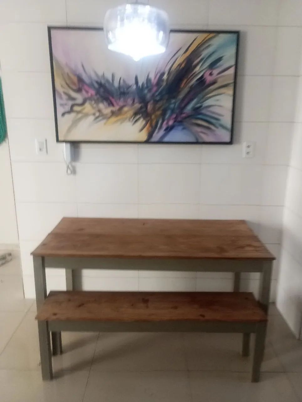 Mesa madeira maciça  - Foto 2