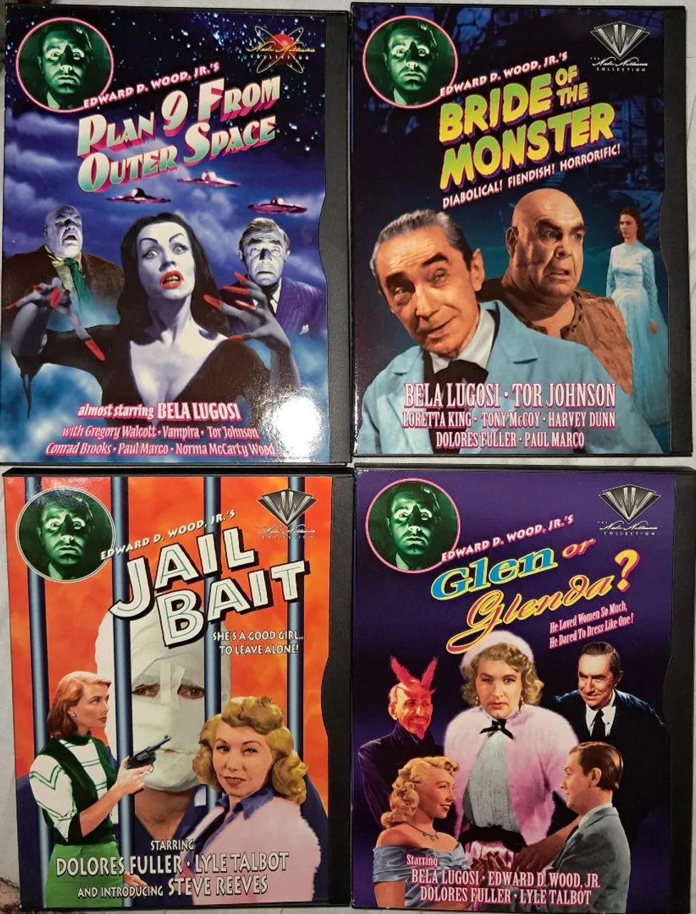 DVD Box The Worst of Ed Wood importado - 4 filmes - DVD, Blu-Ray e