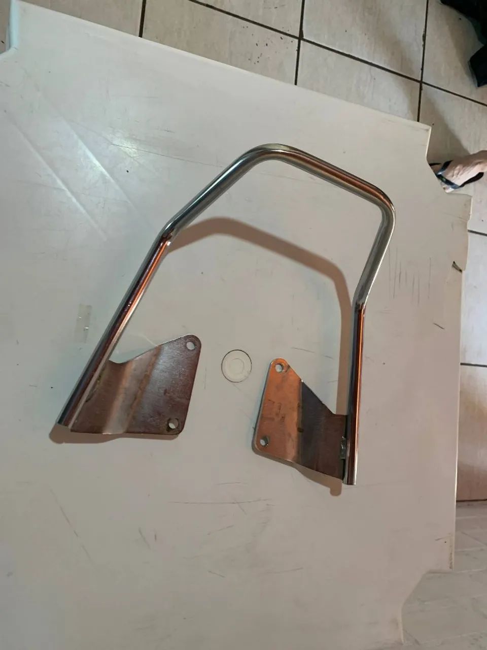 Alça Alta Titan 160 Cromada - Foto 2