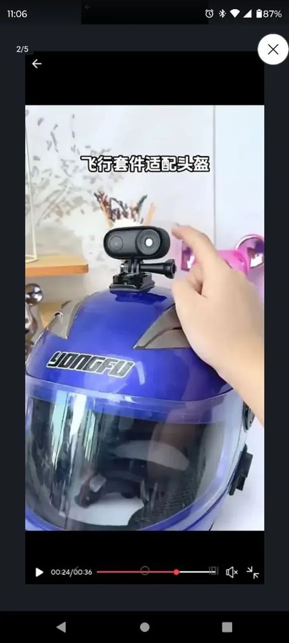 Camera de ação Full hd - Foto 4