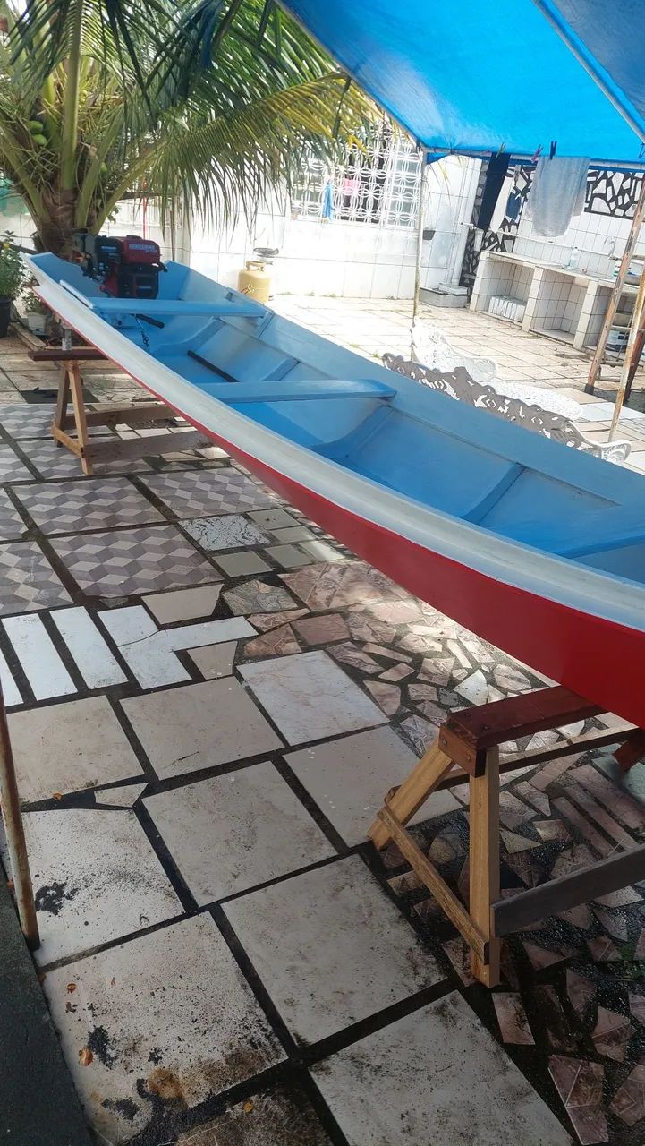 VENDO BATELÃO ZERADO COM MOTOR - Foto 2