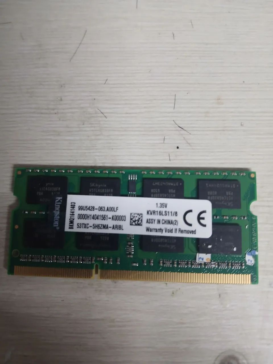 Memoria notebook ddr3 8gb