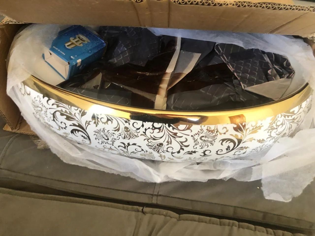 KIT CUBA PIA LOUÇA CERÂMICA  - Foto 2