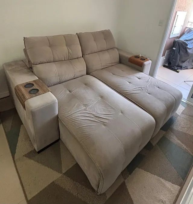 Sofá Retratil Reclinável para Sala de Estar