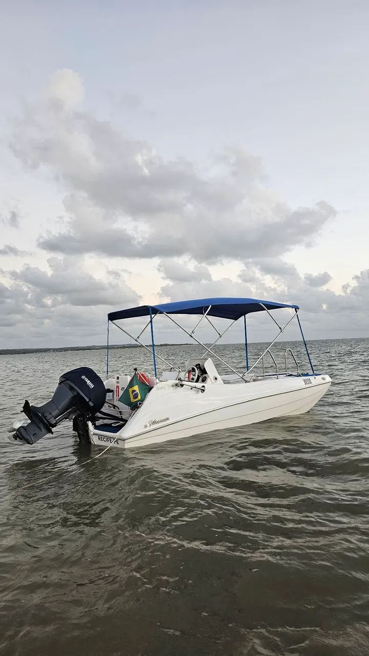 BARCO LANCHA SPORT FISH FIBRASMAR 14 PÉS 2013 (SUPER CONSERVADA) - Foto 2