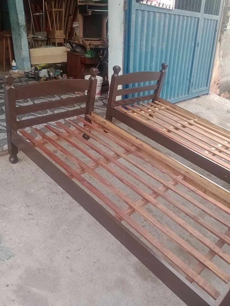 Cama de solteiro de madeira maciça 399,00 - Foto 4