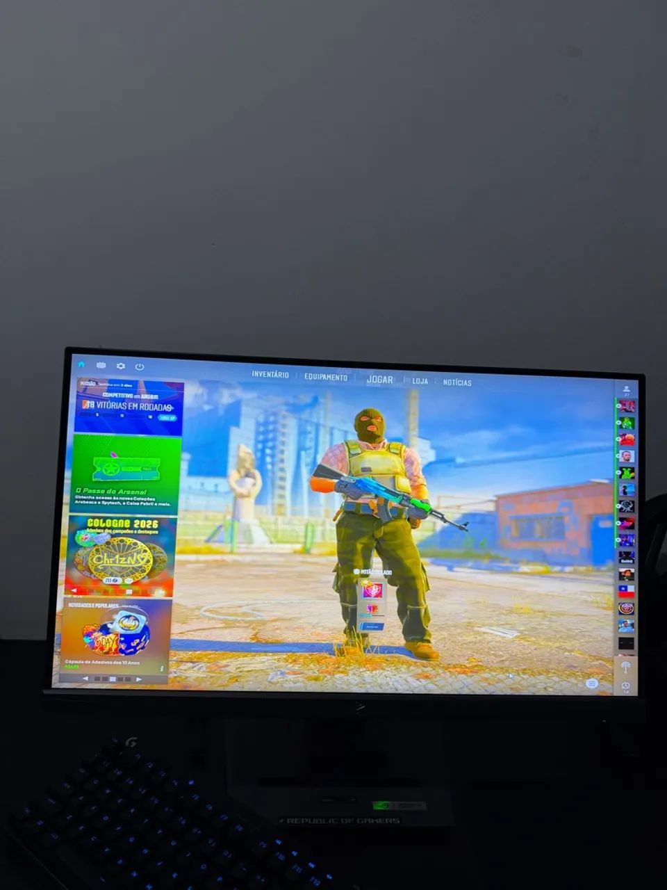 MONITOR ROG 380HZ 0,3ms  MUITO RÁPIDO! - Foto 4