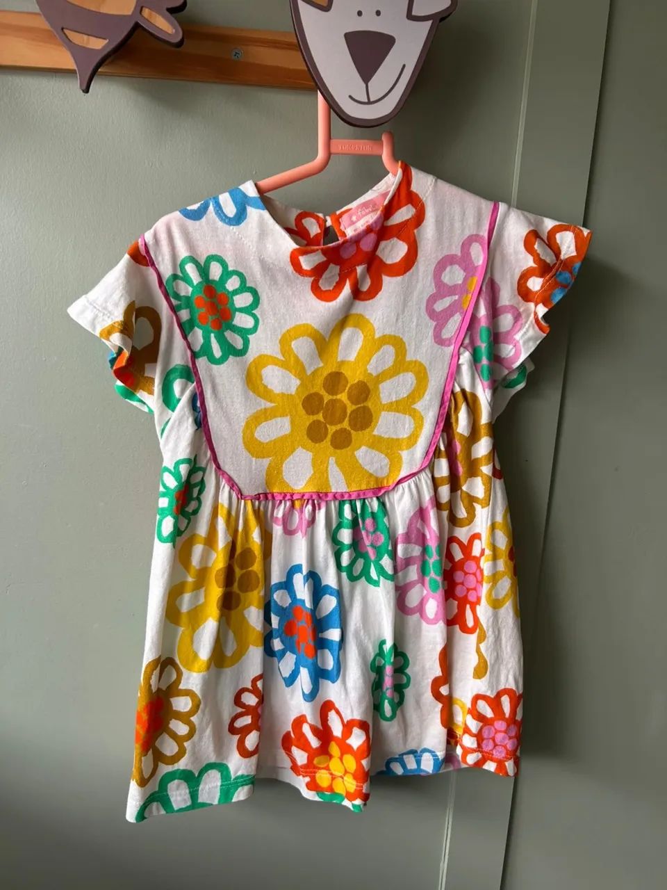 Vestido estampado fábula tamanho 2 - Foto 2