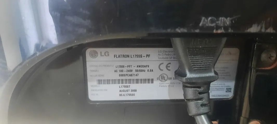 Monitor LG Flatron 17" Widescreen LCD W1752T - Foto 5