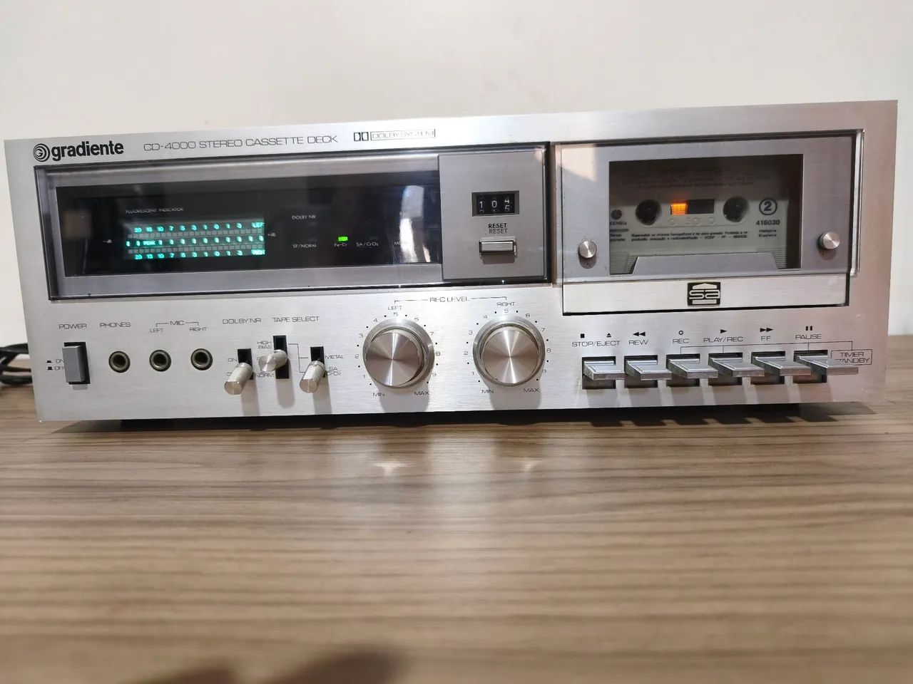 Lindo Tape Deck Gradiente CD 4000 - Foto 2