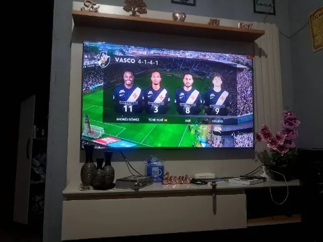 Rack painel + televisão tcl 55 polegadas nova - Foto 2