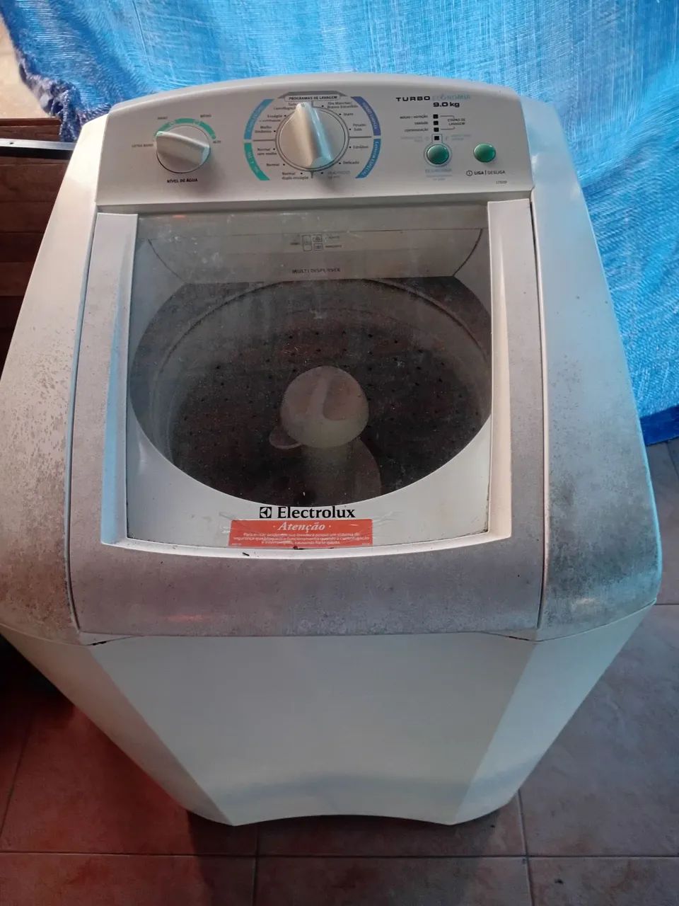 Máquina de lavar eletrolux turbo