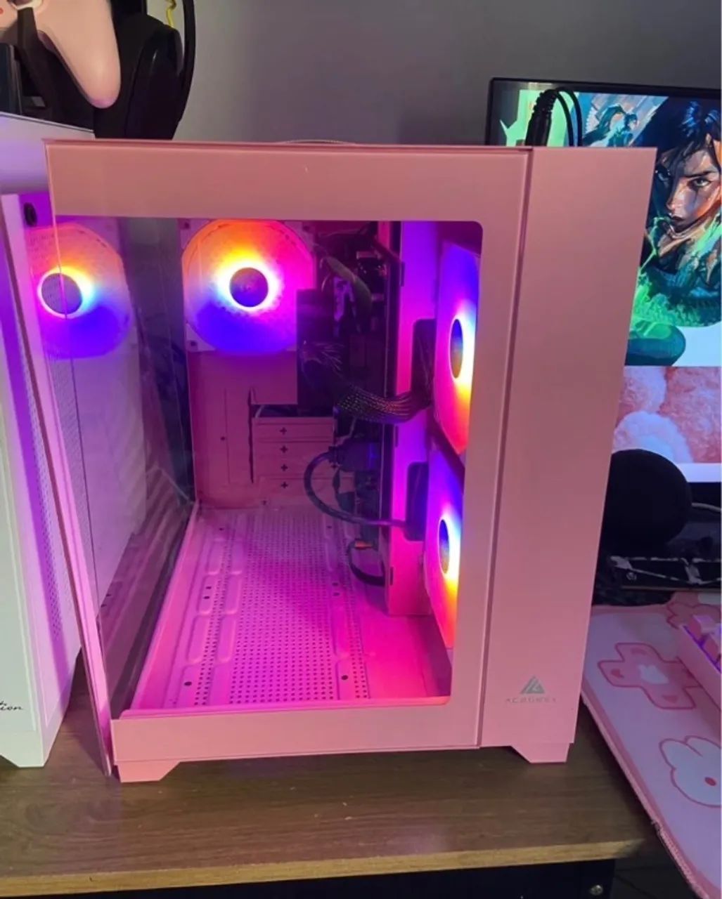 PREÇO IMPERDIVEL Pc Gamer Rosa Completo - Foto 5