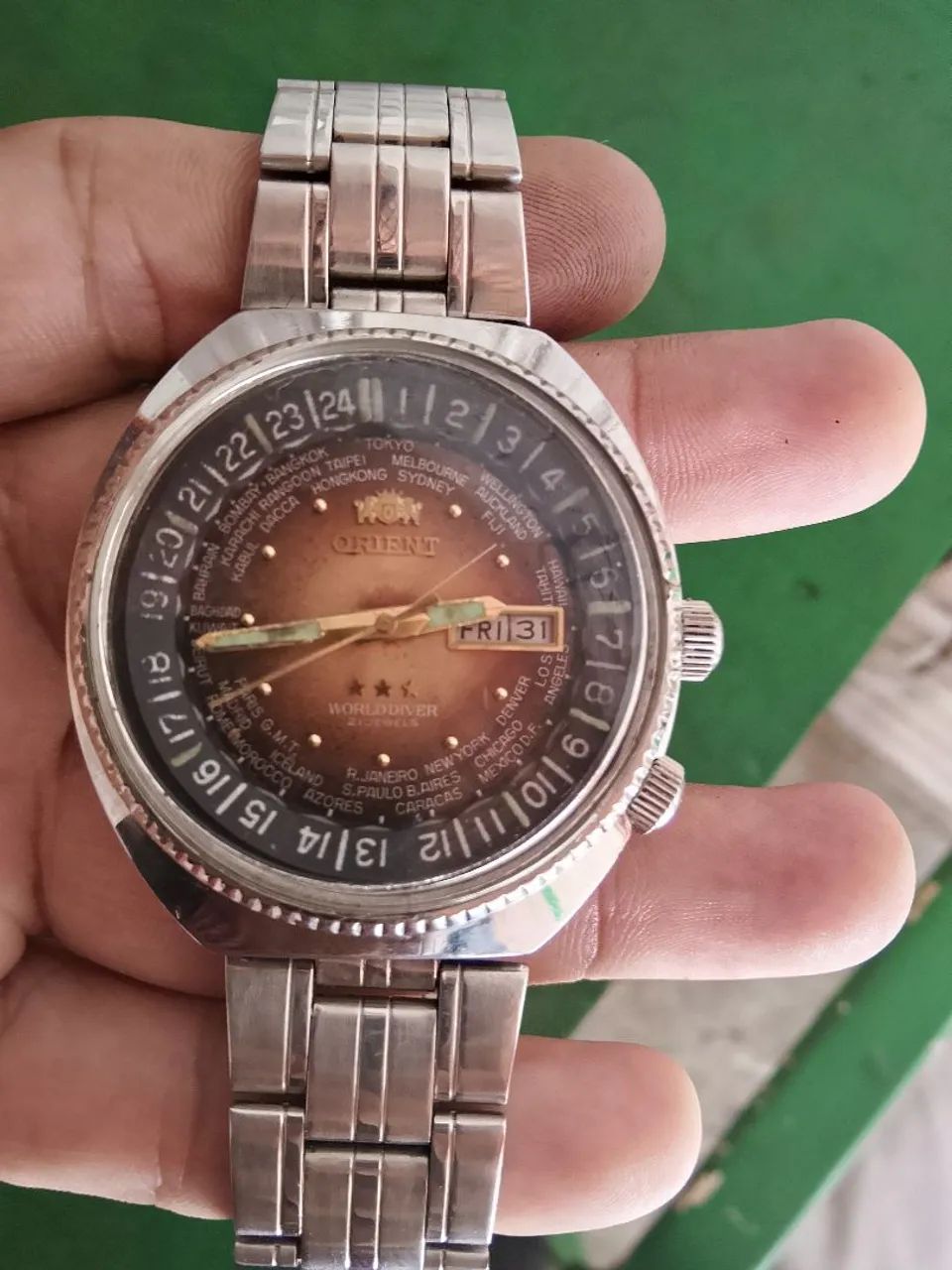 Relógio original Orient world diver - Foto 3