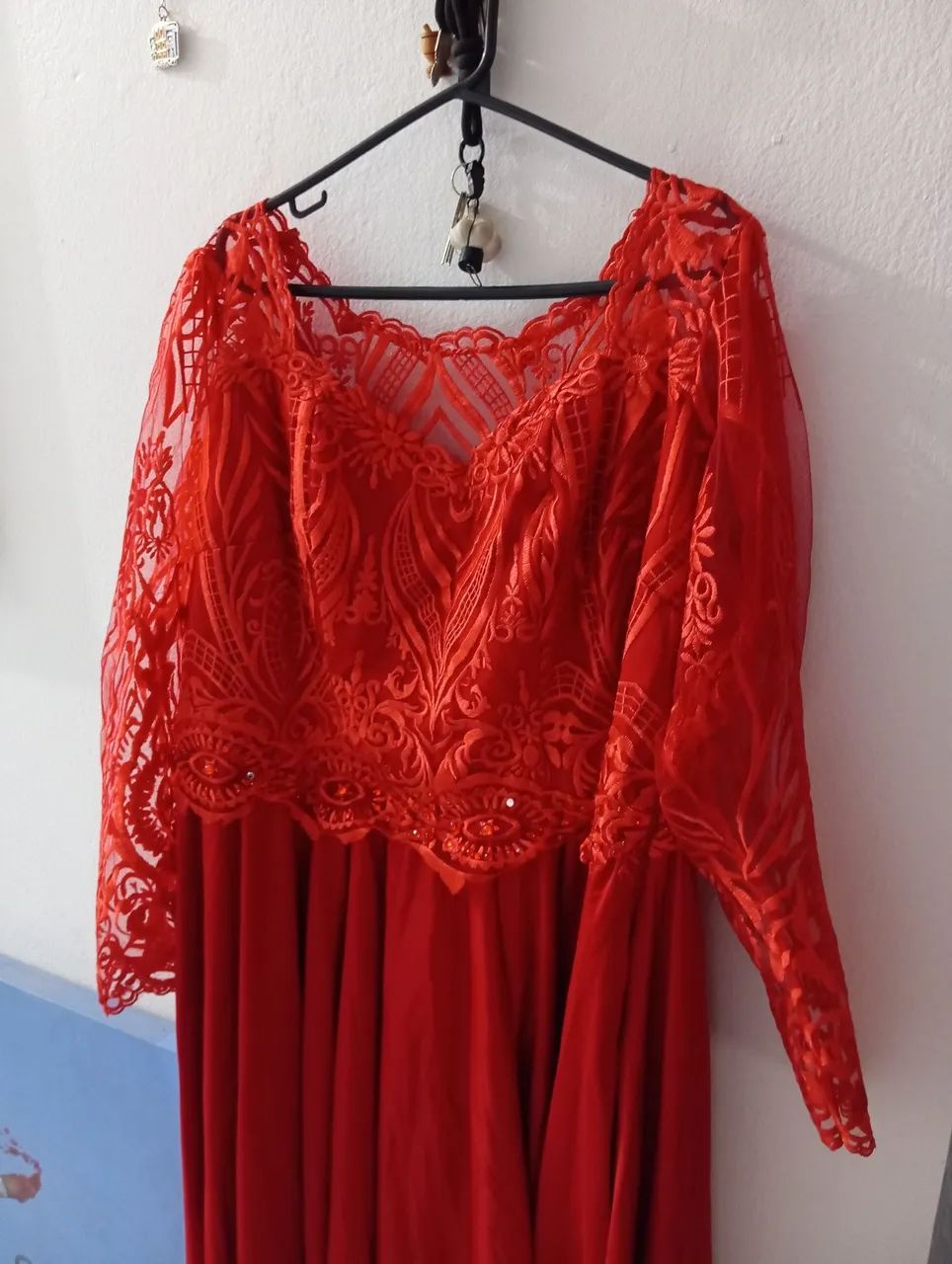 Vestido formatura Vermelho G - Foto 3