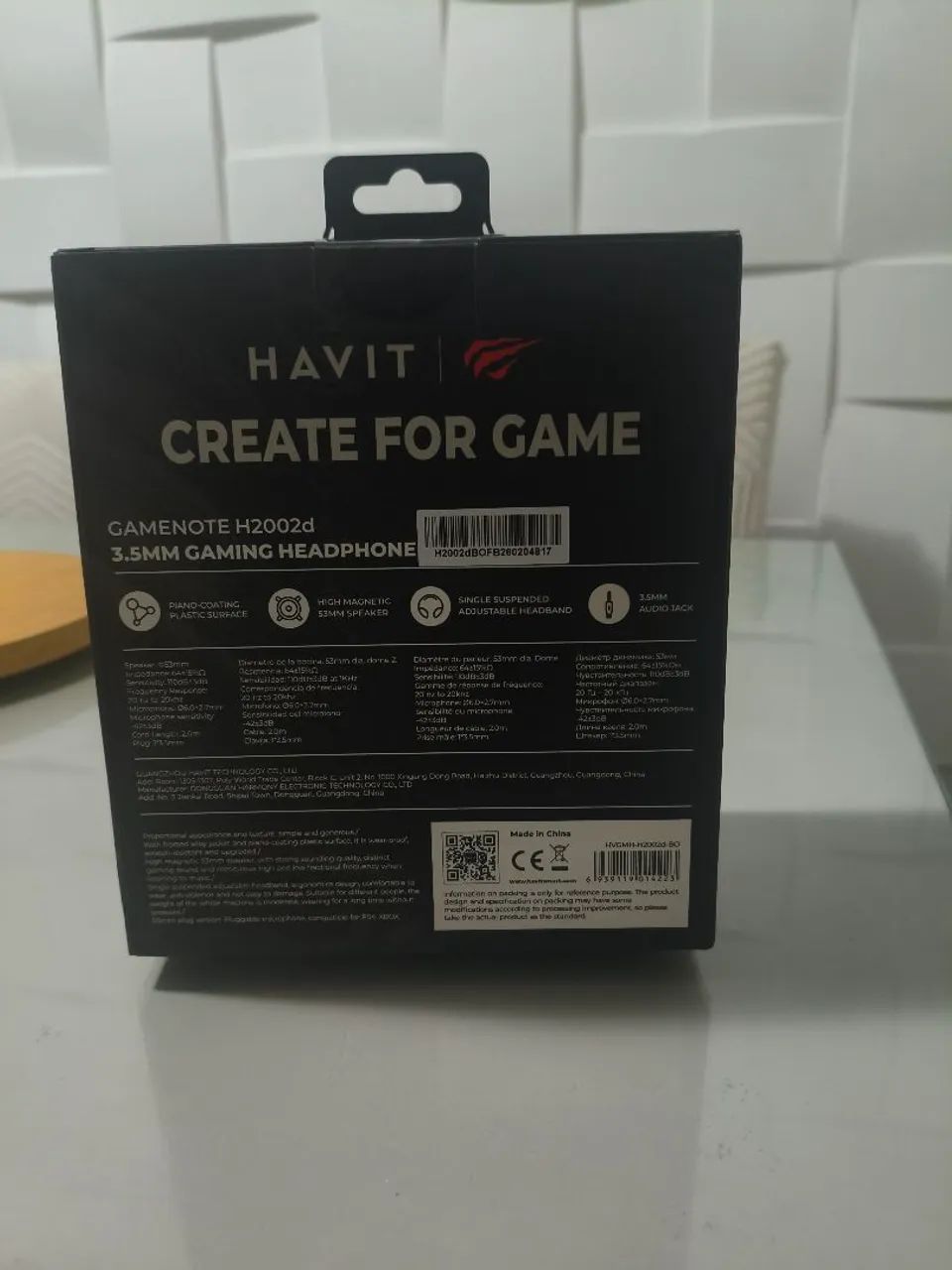 Headset gamer 