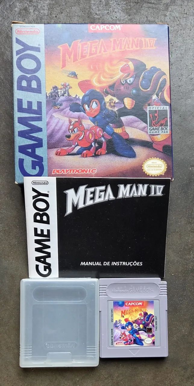 Mega Man IV Game Boy Original Playtronic com Caixa e Manual - Foto 3