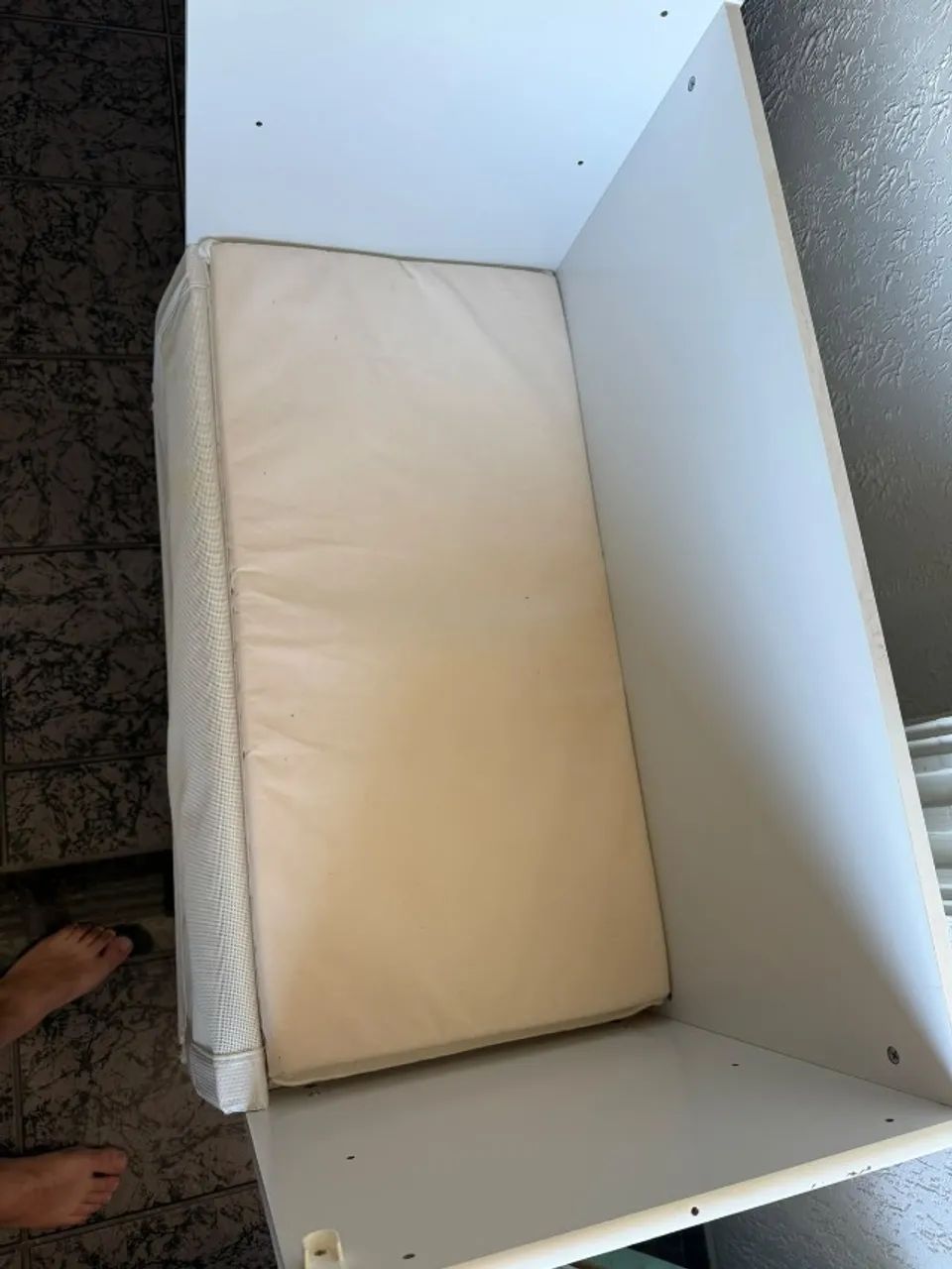 Mini Berço Aclopavel - original e conservado   -  Aceito cartão - Foto 2