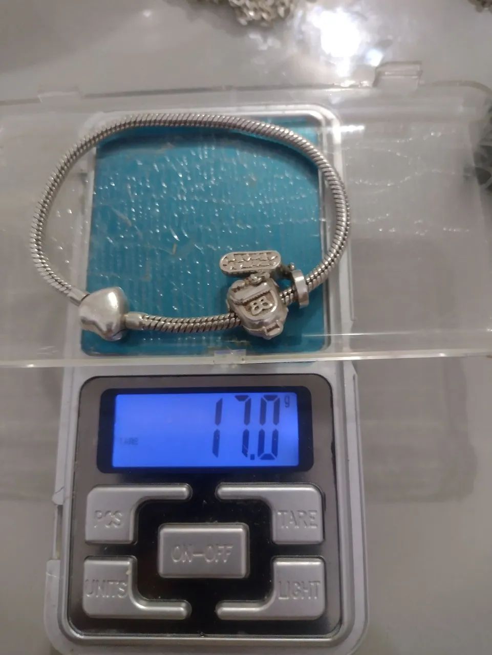 Pulseira para berloque Rommanel prata 925 - Foto 2