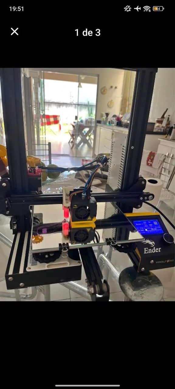 Impressora 3D Creality Ender 3 - Com ou sem Upgrades! - Foto 3