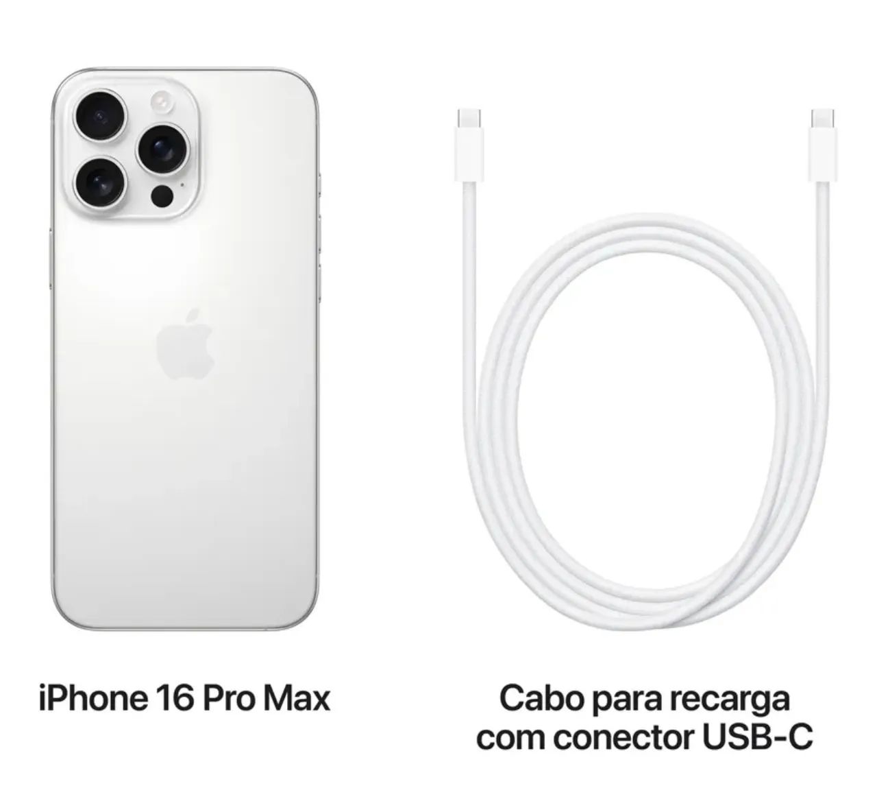 iPhone 16 Pro Max 256 GB Branco - Celulares e Smartphones - Barro