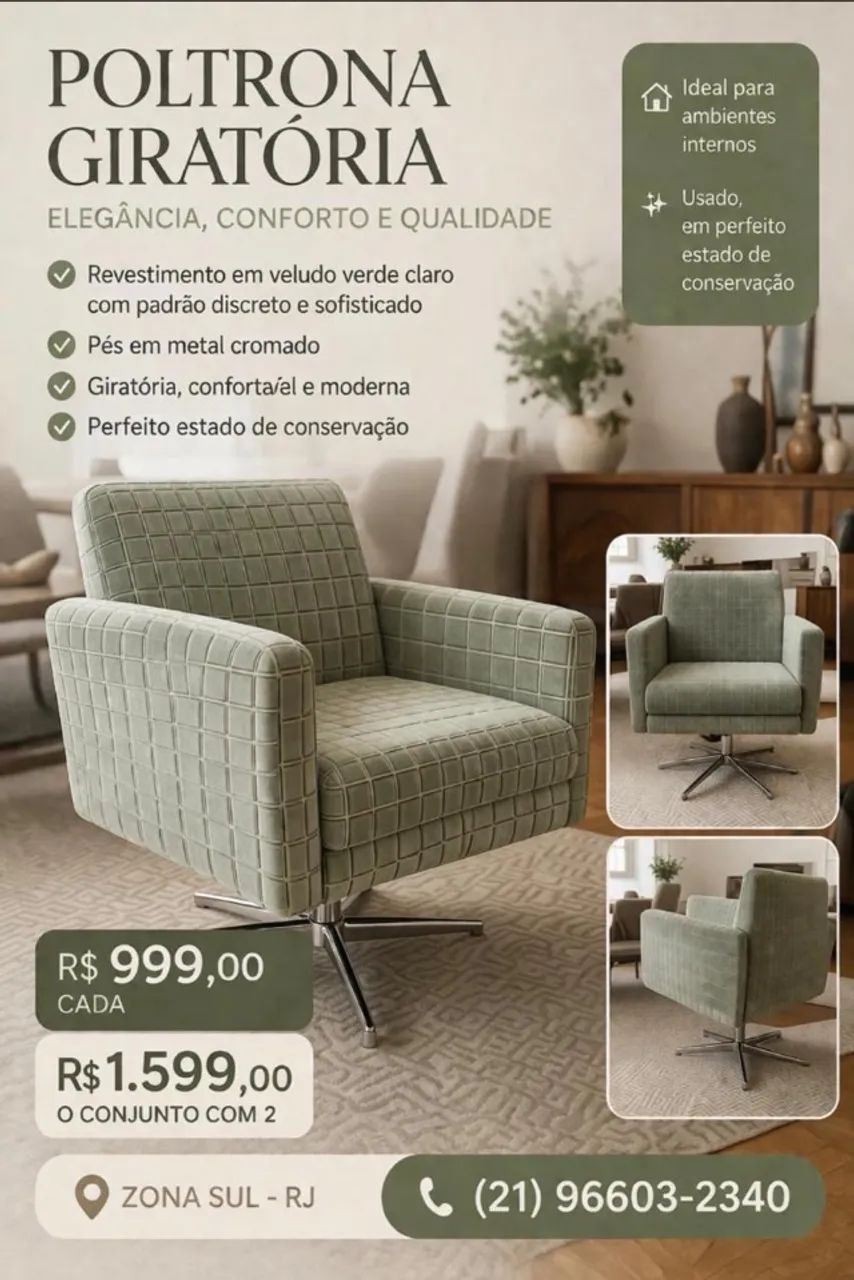 Poltrona giratória