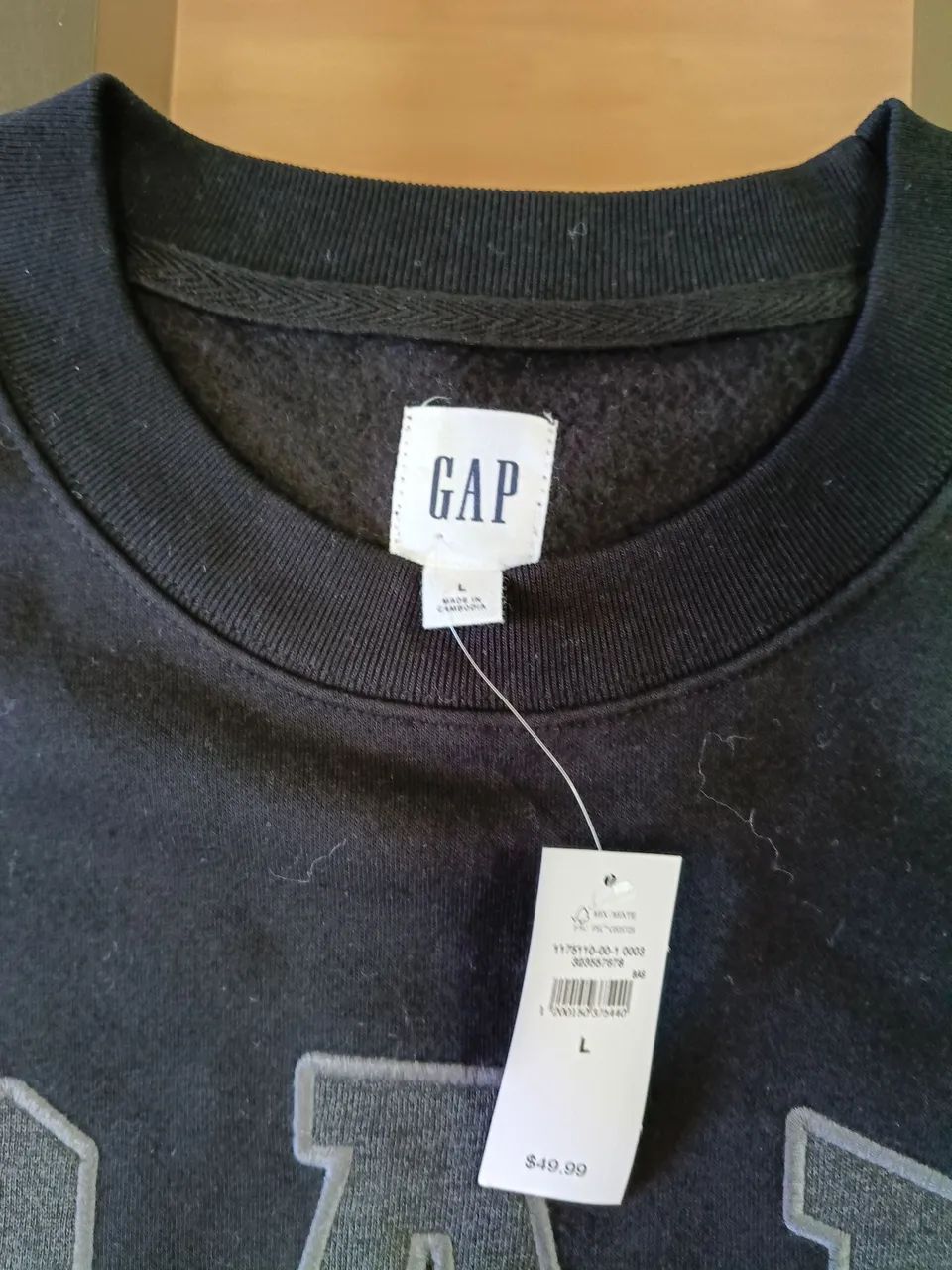 Moleton GAP sem capuz tamanho G - Foto 3