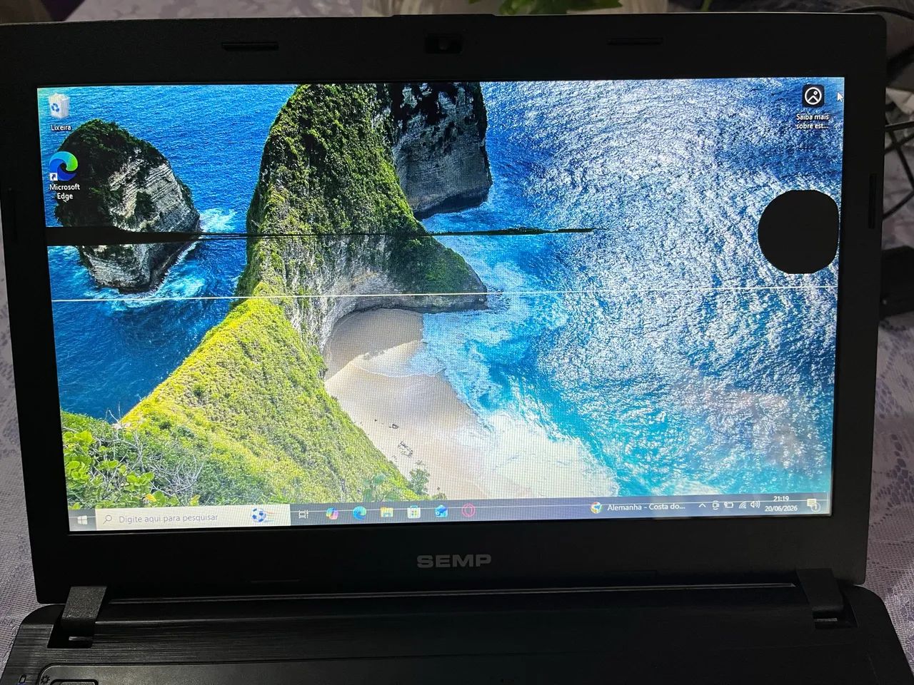 VENDO NOTEBOOK SEMP EM BOM ESTADO - Foto 4
