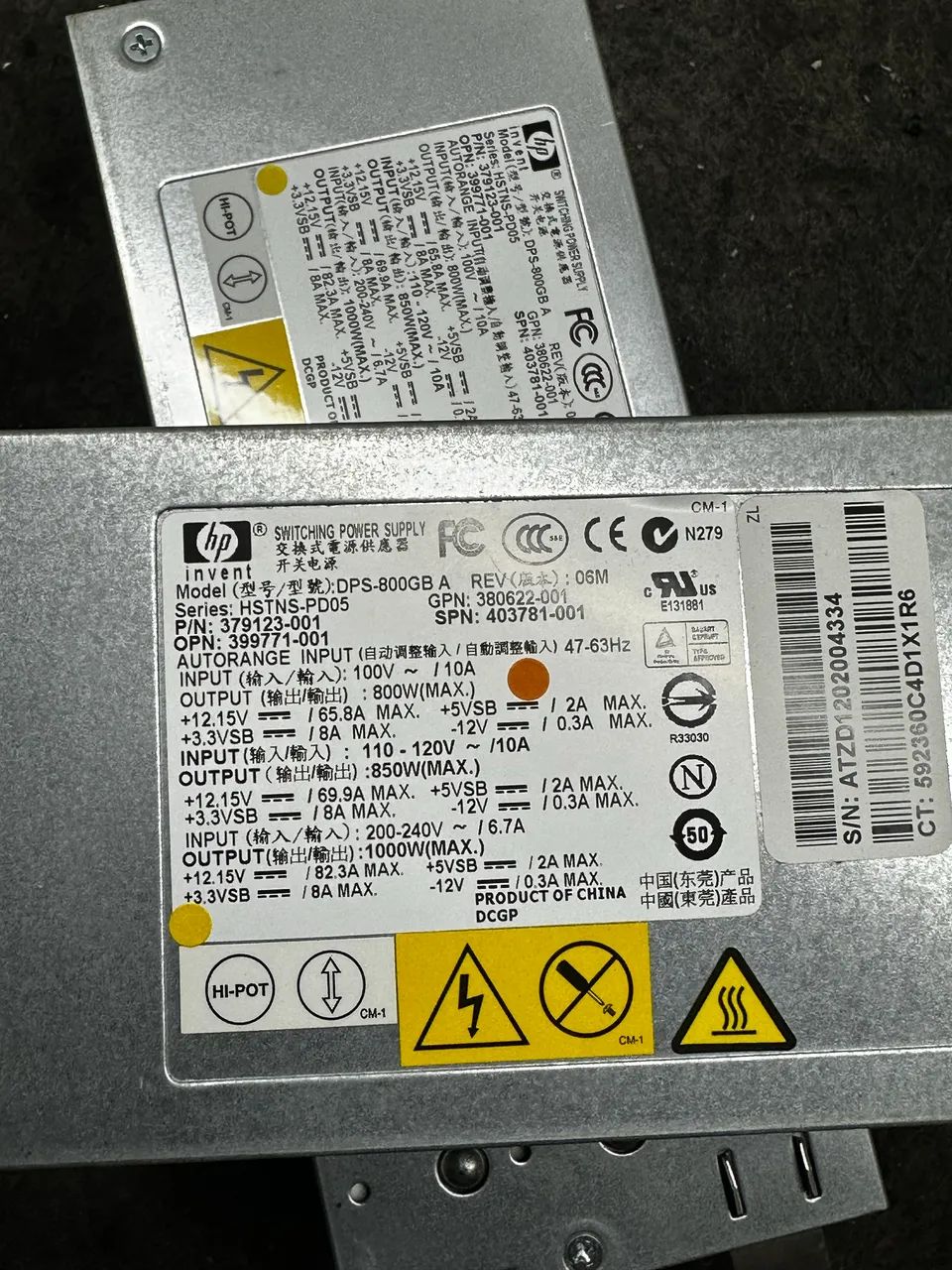 2 Fontes Servidor HP 800w - 800W Original - Foto 3