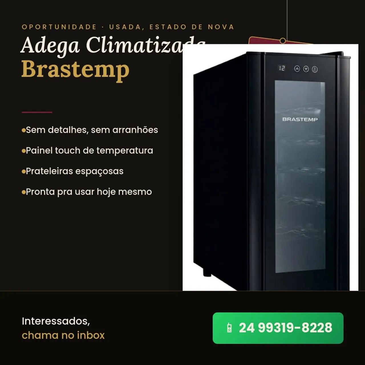 Adega Climatizada Brastemp