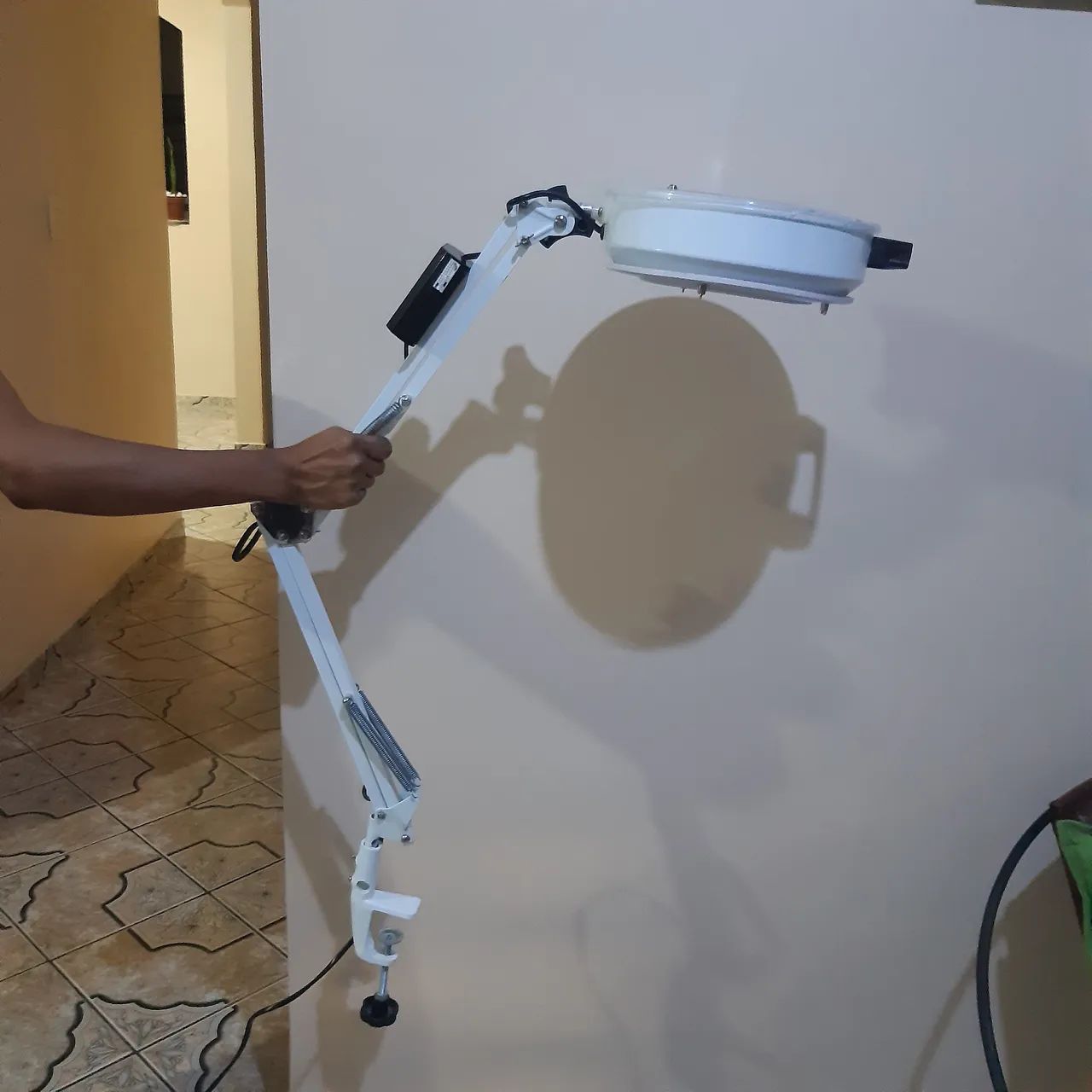 Luminária com exaustor