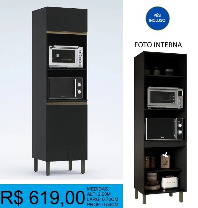 Paneleiro - com nichos - compre hoje e receba em até 72 horas  - Foto 2