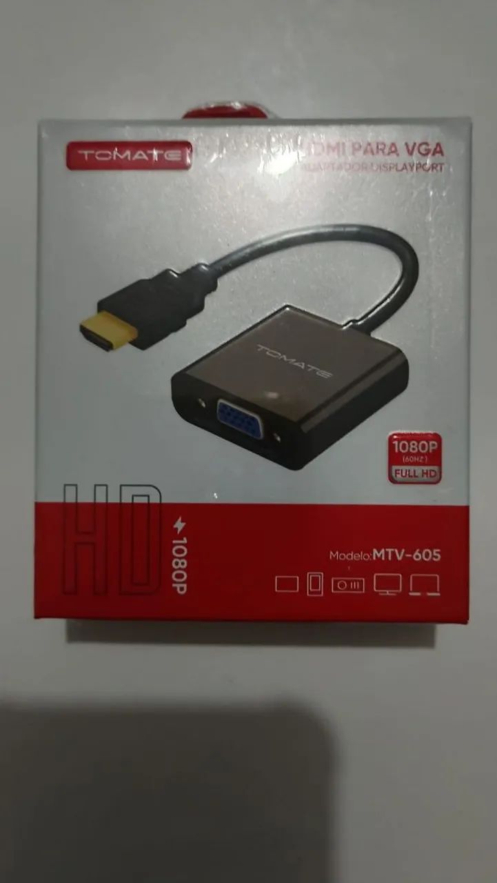 Cabo Adaptador Hdmi Para Vga Para Tv Pc Xbox360<br><br>Notebook ?TOMATE - Foto 2