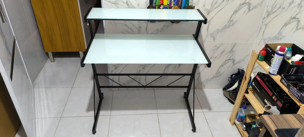 Mesa de vidro para computador ou notebook  - Foto 2