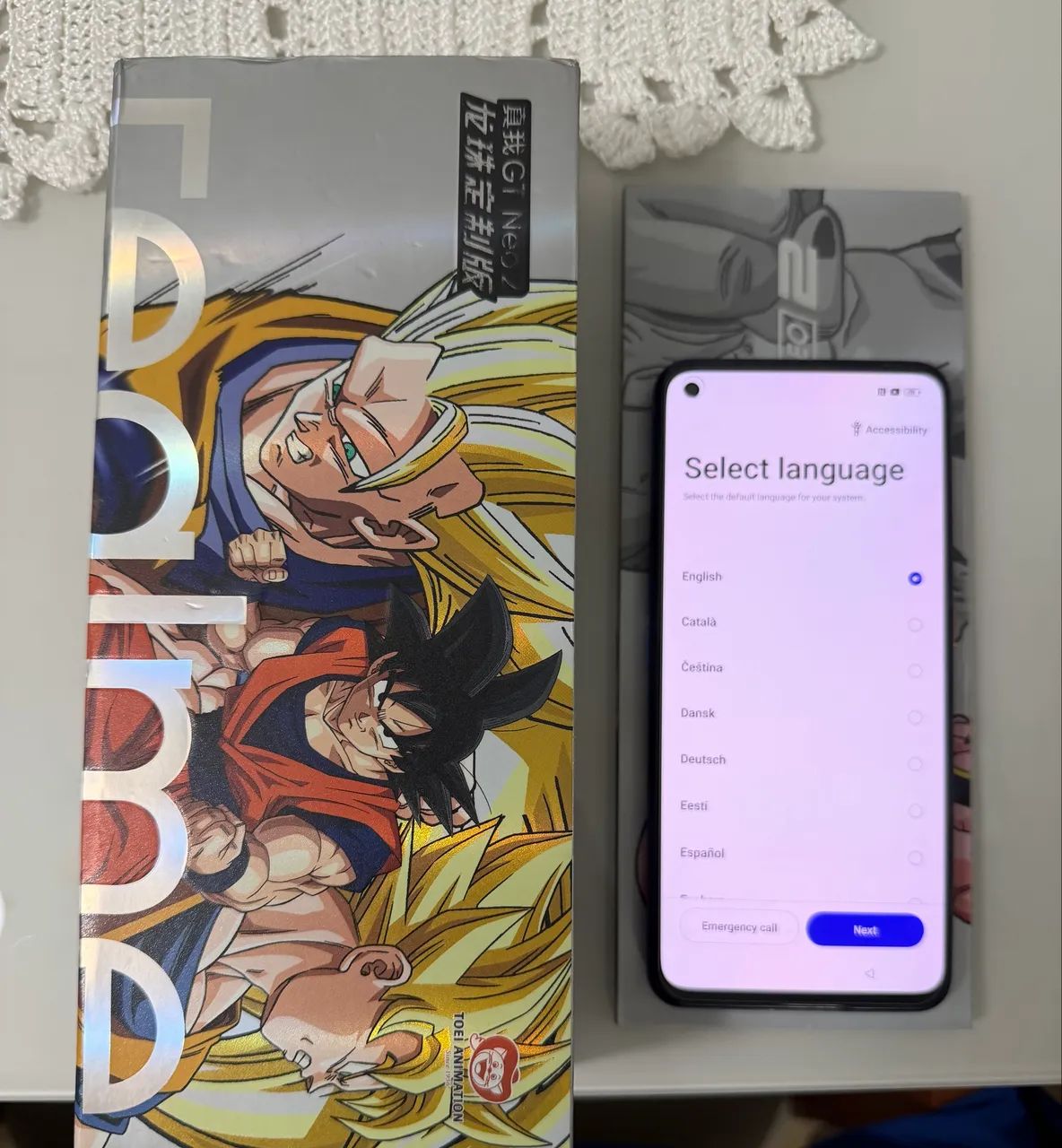Realme GT NEO 2 - 12 DE RAM E 256 DE ARMAZENAMENTO 