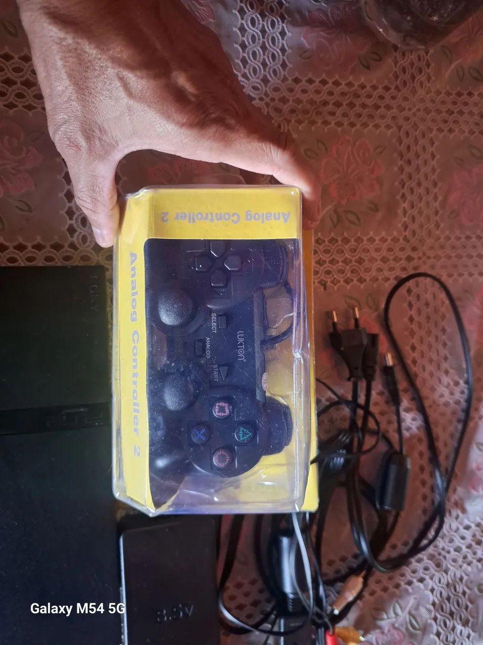 PS2 SLIM DESBLOQUEADO COM CONTROLE NOVO TODOS OS CABOS JOGOS GARANTIA 90 DIAS.. - Foto 3