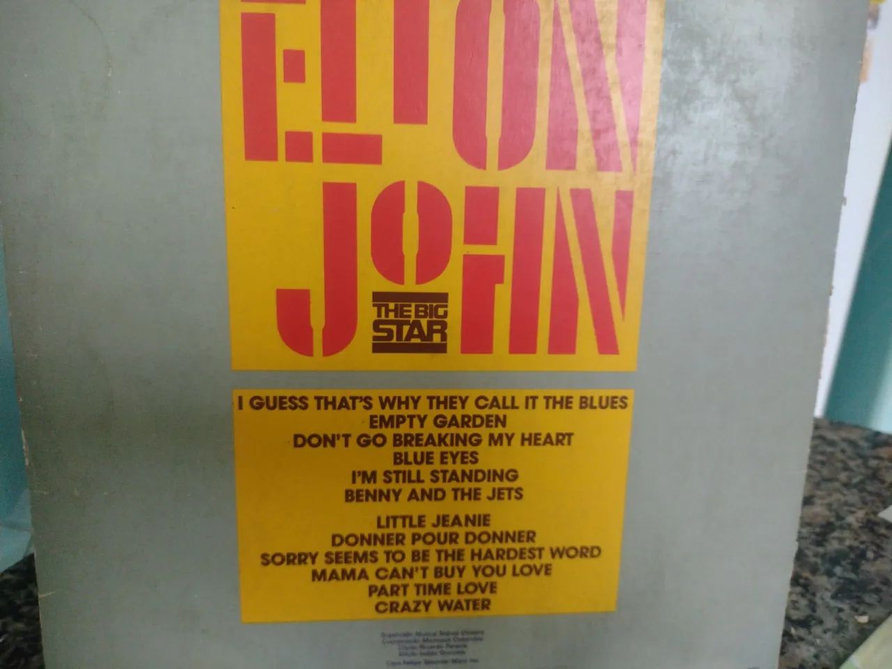 Vinil do Elton John - The big Star  - Foto 3