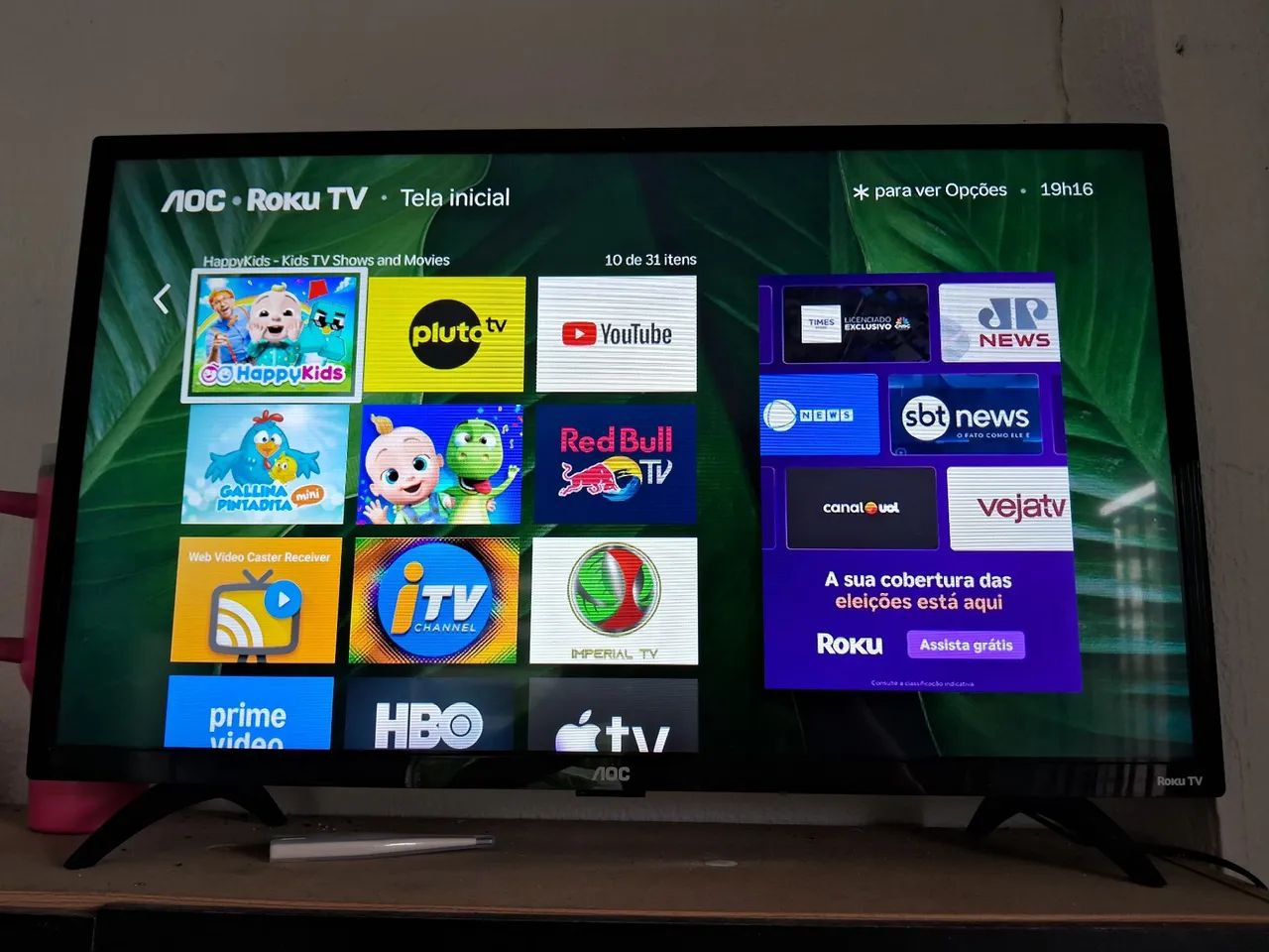 TV32 SMART AOC C/CONTROLE 
