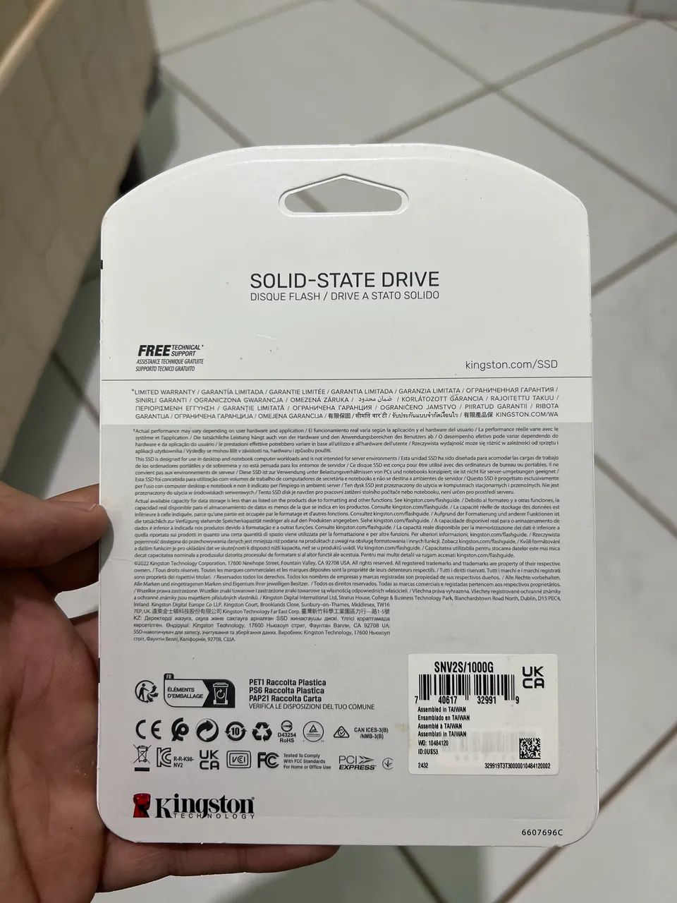 SSD 01 TB Kingston NV2 - Foto 2